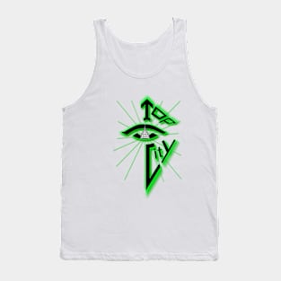 Top City Enlightened wht Tank Top